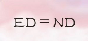 ED＝ND