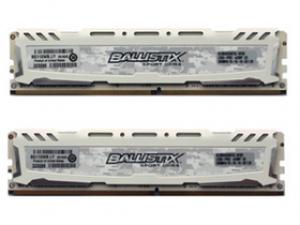 英睿达铂胜运动 游戏内存条8G两条装超频2400台式机DDR4白条