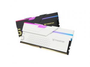 宏碁掠夺者32GB(16G×2)套装 DDR5 7200 Hermes冰刃系列 RGB灯条(C32) 