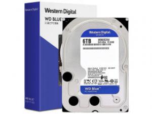 西部数据蓝盘 6TB 5400转 256MB SATA3 硬盘(WD60EZAX)