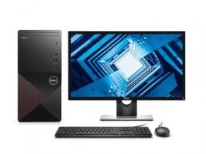戴尔成就3881(i3-10100/8GB/256GB+1TB/集显/23.6英寸)