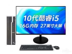 宏碁商祺SQX4270 686N(i5-10400/16GB/512GB+1TB/GT730/27英寸)